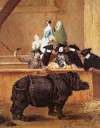 Pietro Longhi The Rhinoceros Germany oil painting artist